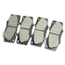 Kothsparts Ceramic Front Brake Pad Fits for Toyota Hilux Vigo Kun25 Kun26  4WD  OEM: 04465-0K240