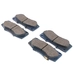 Kothsparts Ceramic Front Brake Pad Fits for Toyota Hilux Vigo Fortuner 2012-2016  OEM: 04465-0K340