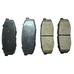 Kothsparts Ceramic Rear Brake Pad Fits for Toyota Land Cruiser Lexus LX570 LX460/470 2007-2012 OEM: 04466-60120