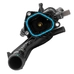 Kothsparts Thermostat Housing Suitable For BMW MINI R56 R55 And Peugeot 207 208 308 508 2008 3008 1.4 1.6 16VTi and Citroen DS3 C3 OEM: 9808647180 Kothsparts Thermostat Housing Suitable For BMW MINI R56 R55 And Peugeot 207 208 308 508 2008 3008 1.4 1.6 16VTi and Citroen DS3 C3 OEM: 9808647180
